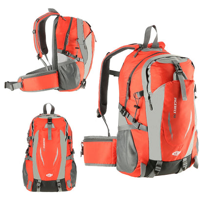 Red Hiking Backpack, 30L Capacity, Lightweight