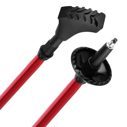 Rote Nordic Walking Stöcke, verstellbar, leicht