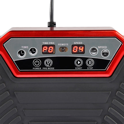 Rote Vibrationsplatte, Einstellbare Geschwindigkeit, Fitnessgerät