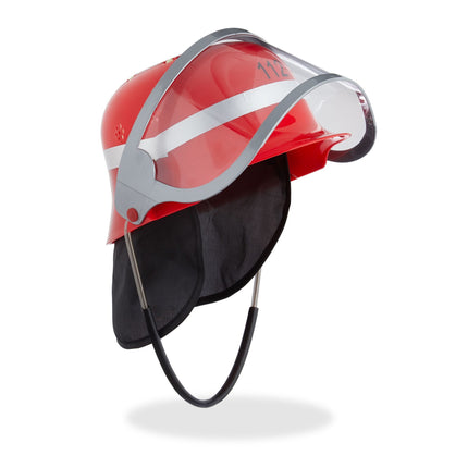 Casque de pompier rouge pour enfants