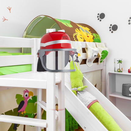 Casque de pompier rouge pour enfants