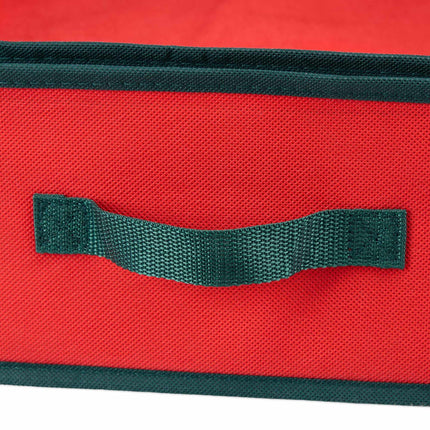 Rote Aufbewahrungsbox für Geschenkpapier