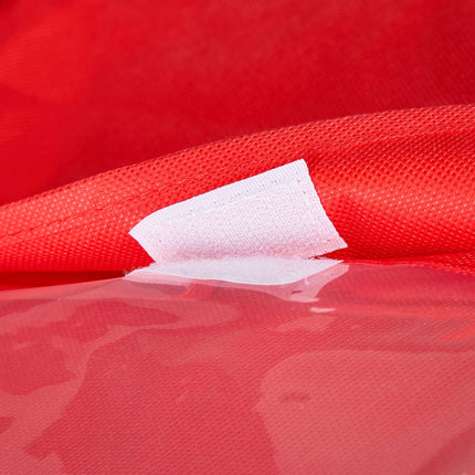 Rote Aufbewahrungsbox für Geschenkpapier