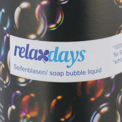 Refill bottle for soap bubbles 1 l Set of 2