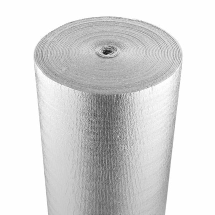 Reflective Insulation Roll, Double-Sided Foil, 48 In x 100 Ft
