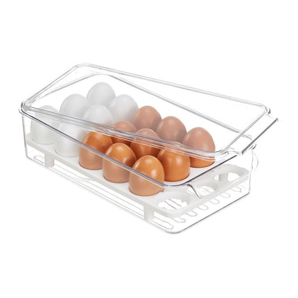 Réfrigérateur avec boîte à œufs pour 18 œufs
