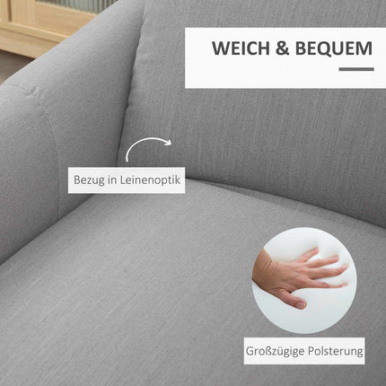 Liege mit USB, 140° Neigung, Polyester, grau