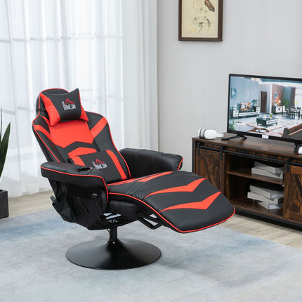 Ergonomischer Relaxsessel, Kunstleder, Massagefunktion