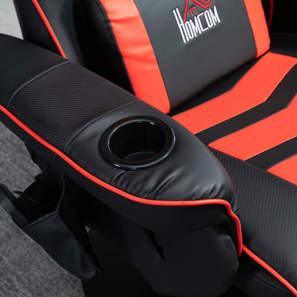 Ergonomischer Relaxsessel, Kunstleder, Massagefunktion