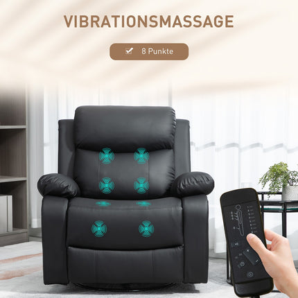 Massagesessel mit Schaukel- und 8-Punkt-Vibrationsfunktion