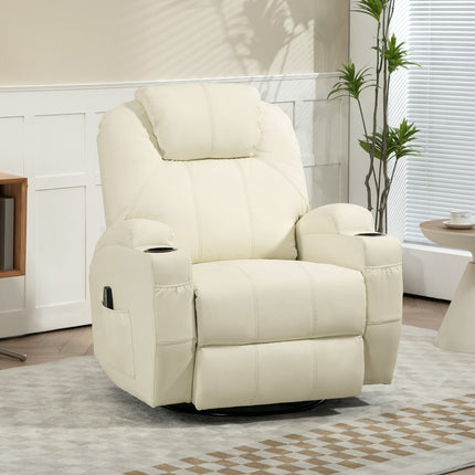 Electric reclining massage chair with rocker & remote control