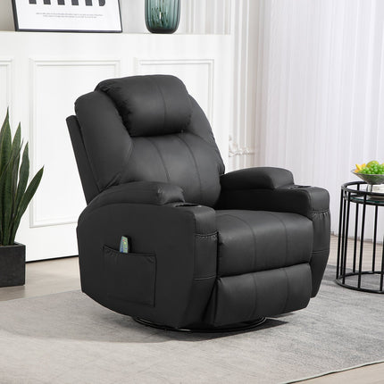 Electric recliner with massage and rocking function