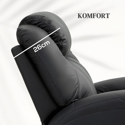Electric recliner with massage and rocking function