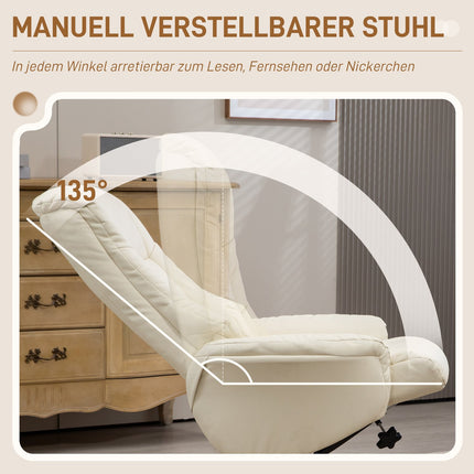 Liege mit Schaukelfunktion & hoher Rückenlehne für das Wohnzimmer