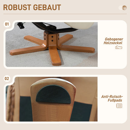 Liege mit Schaukelfunktion & hoher Rückenlehne für das Wohnzimmer