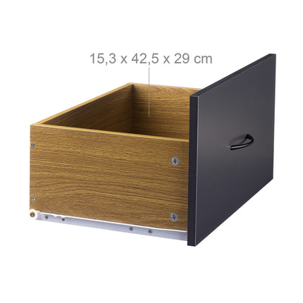 Relief table with storage