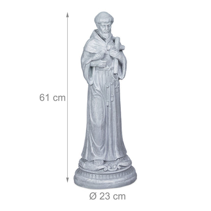 Religious garden statue
