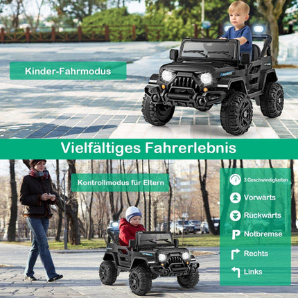 Ferngesteuerter Elektro-Kinder-Truck mit LED-Leuchten