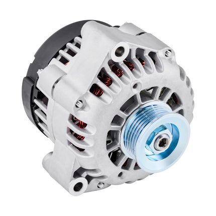 Replacement Alternator 12V, 6-Groove Pulley, Aluminum