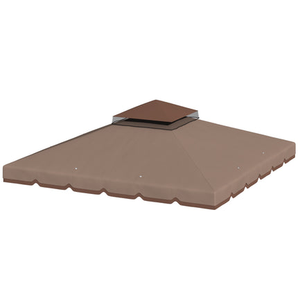 Náhradní střecha pro altán 3x3 m, polyester UPF 30+