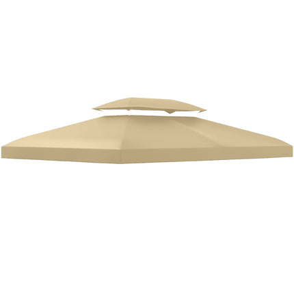 Replacement Canopy for 3x4m Pavilion, Water-Repellent, Beige