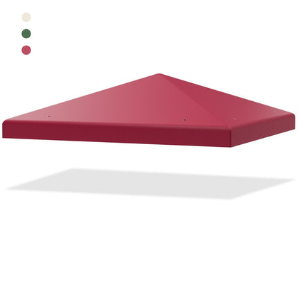 Ersatz-Pavillondach 300x300 cm, Polyester, Weinrot