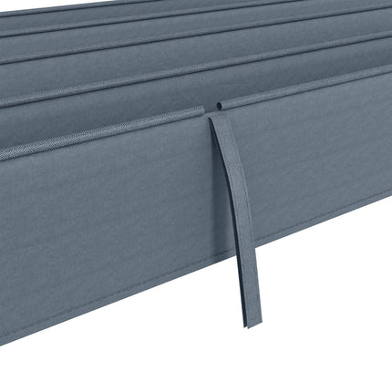 Pergola-Dach mit UV-Schutz, dunkelgrau, 3 x 2,5 m