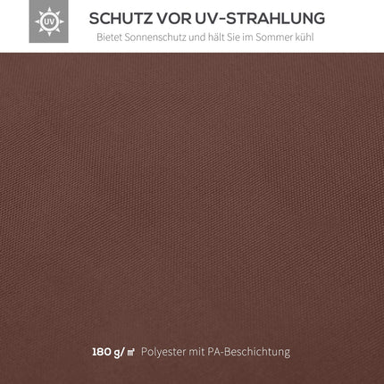 3x3M Kaffee-Ersatzdach für Metallpavillon - Polyester