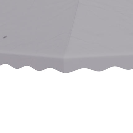 3x3 m Garden pavilion Replacement roof, light grey