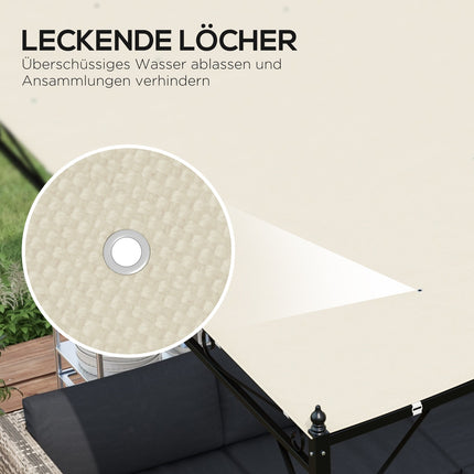 Pergola Canopy 297x243cm, UV protection, Beige
