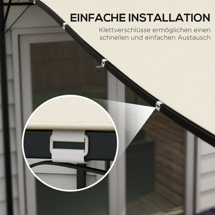 Pergola Canopy 297x243cm, UV protection, Beige