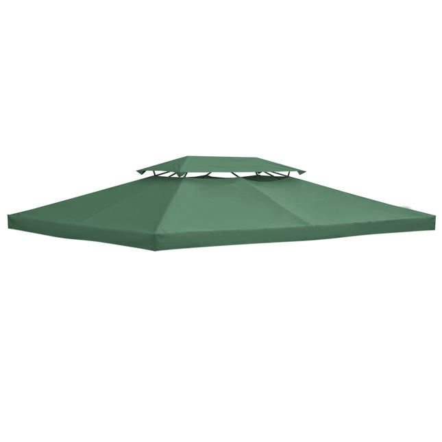 Ersatzdach für Pavillon, 3x4M Polyester, grün
