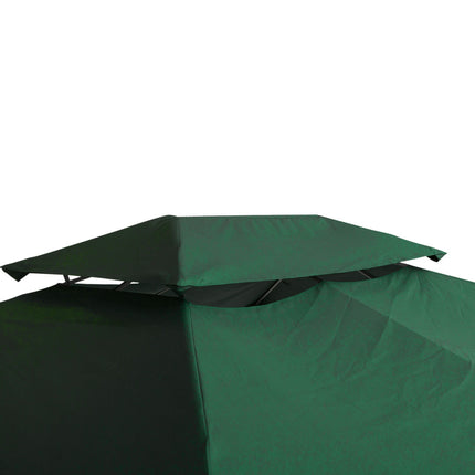 Ersatzdach für Pavillon, 3x4M Polyester, grün
