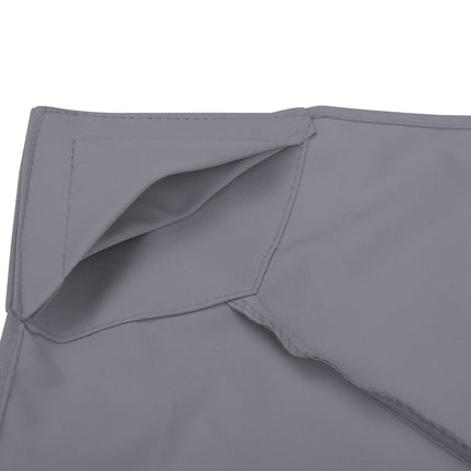 Replacement dark gray gazebo roof, 3x3M polyester cover