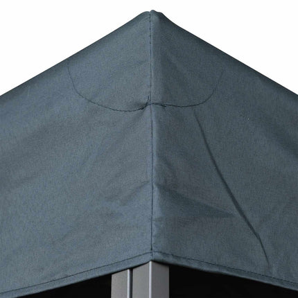 Vervangend Dakpaviljoen Voor Metalen Paviljoen Tuinpaviljoen Feesttent Tuintent Polyester 3X3M Houtskoolgrijs