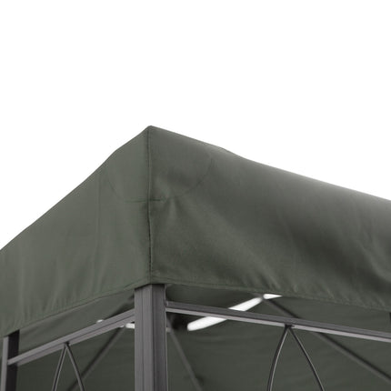 Dunkelgraues 3x4M Polyester-Dachersatz für Pavillon