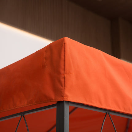Rust Red Replacement Roof for 3x4M Metal Gazebo