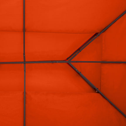 Rust Red Replacement Roof for 3x4M Metal Gazebo
