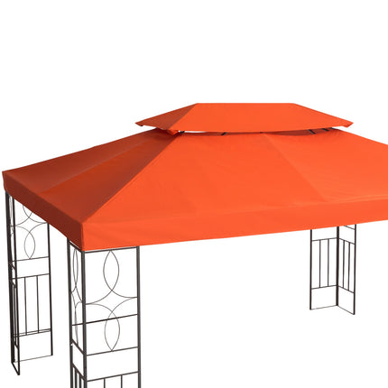 Rust Red Replacement Roof for 3x4M Metal Gazebo