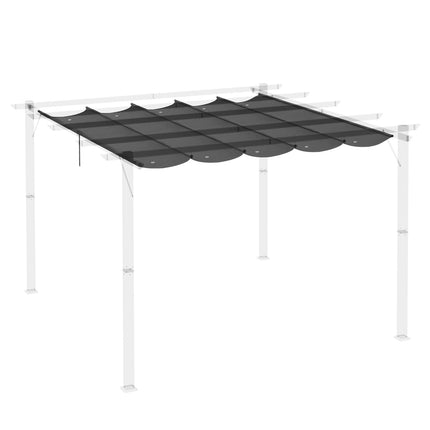 Pergola-Dachersatz 2,5x2,55m, dunkelgrau, wasserdicht
