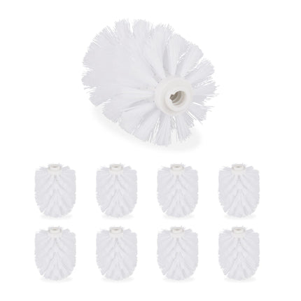 Tête de brosse de rechange pour brosse de toilette Lot de 9