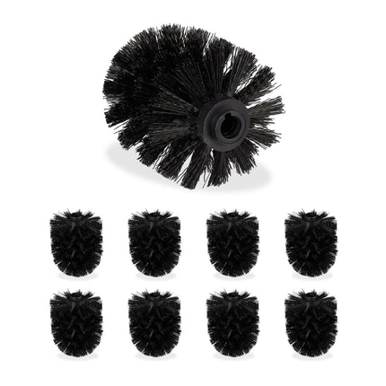 Tête de brosse de rechange pour brosse de toilette Lot de 9