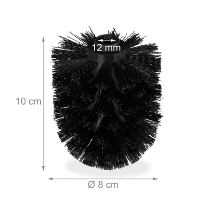 Tête de brosse de rechange pour brosse de toilette Lot de 9