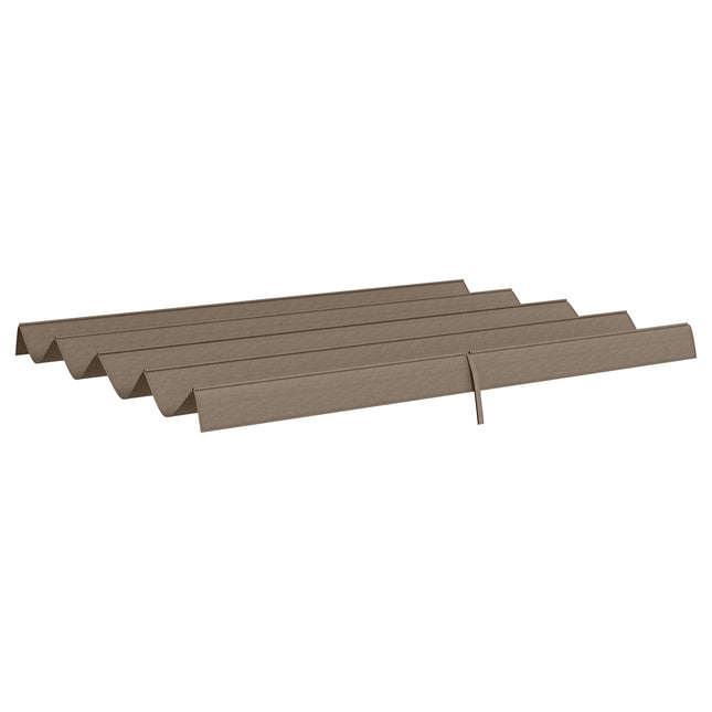 Retractable 2.85 x 2 m pergola roof, UV water resistant cover
