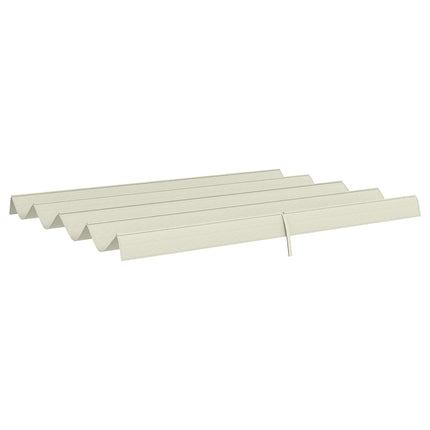 Wasserabweisende Pergola-Dachabdeckung, Cremeweiß, UV 30+