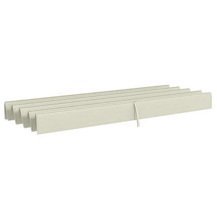 Wasserabweisende Pergola-Dachabdeckung, Cremeweiß, UV 30+