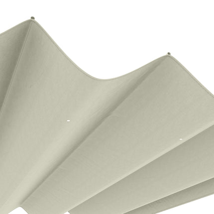 Wasserabweisende Pergola-Dachabdeckung, Cremeweiß, UV 30+