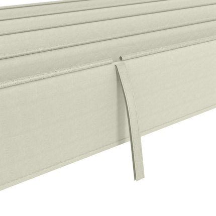 Wasserabweisende Pergola-Dachabdeckung, Cremeweiß, UV 30+