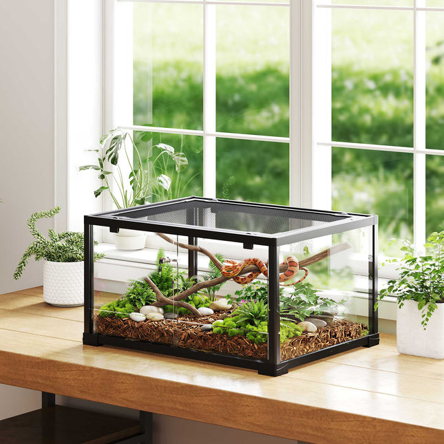 Reptile Vivarium, 86L, Sliding Doors, Secure, 60x45x32 cm