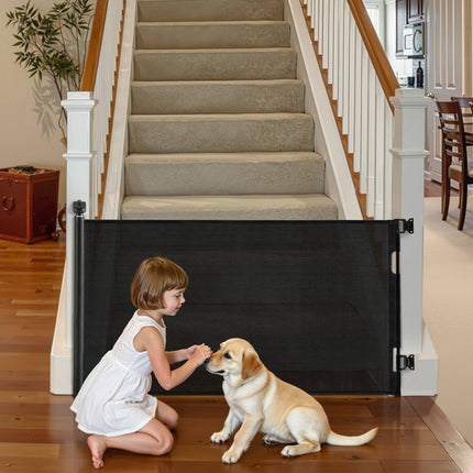 Retractable Baby Gate, 1850mm Wide, 980mm Tall, Lock